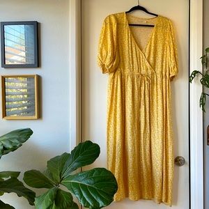 Christy Dawn golden summer dress size medium.